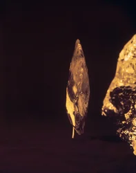 Knapped axe or spear head